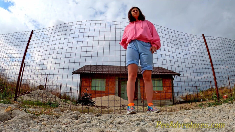 Pee Adventures: Changing her wet shorts into dry pants