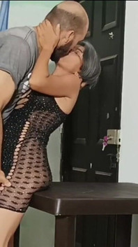 My Sexy Stepmother Gets Horny After a Party and We Have Risky Sex in the Living Room