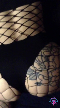 Ass Under Fishnet