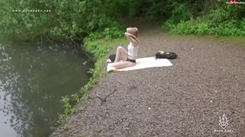 Anne Eden: Hot sex at the lake!