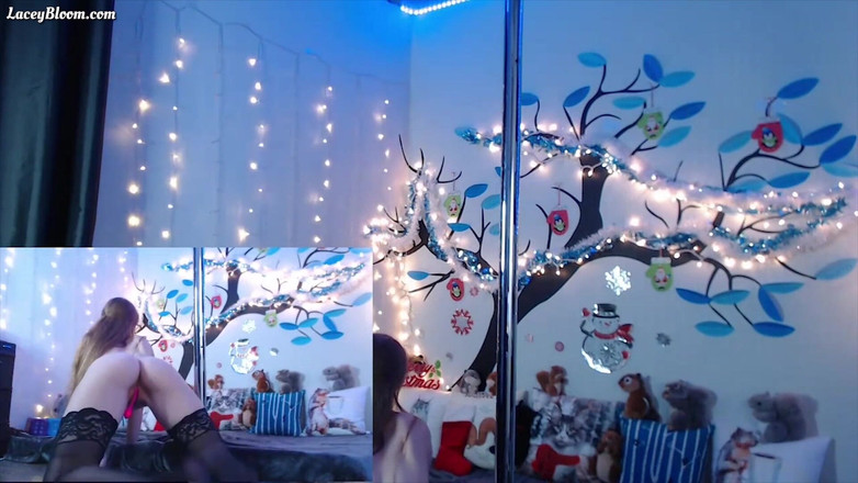 Lacey Bloom: Live show paaldans in netkousen 11:04