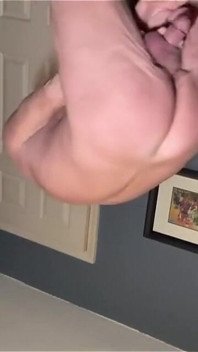 Naked Playing and Starting to Drip Precum