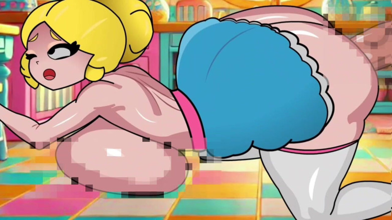 Animate golden: Doce atirador fica envergonhado em sua cozinha