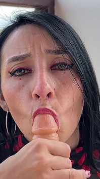 I Want to See You Fuck My Throat with a Dildo - Deep Throat, Throatpie