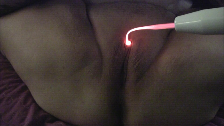 Vibra King Video: Chastity takes the violet want to her pussy close up