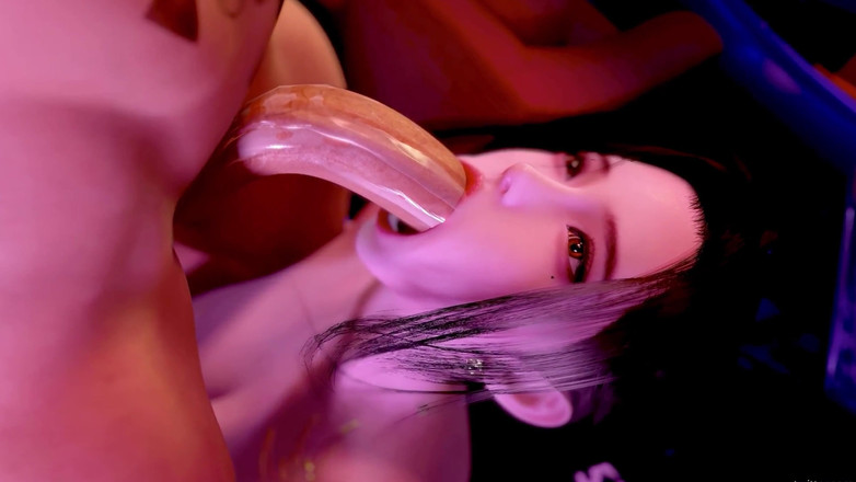 Why fuck so hard: 3D super het asiatisk MILf naken hennes enorma bröst och...