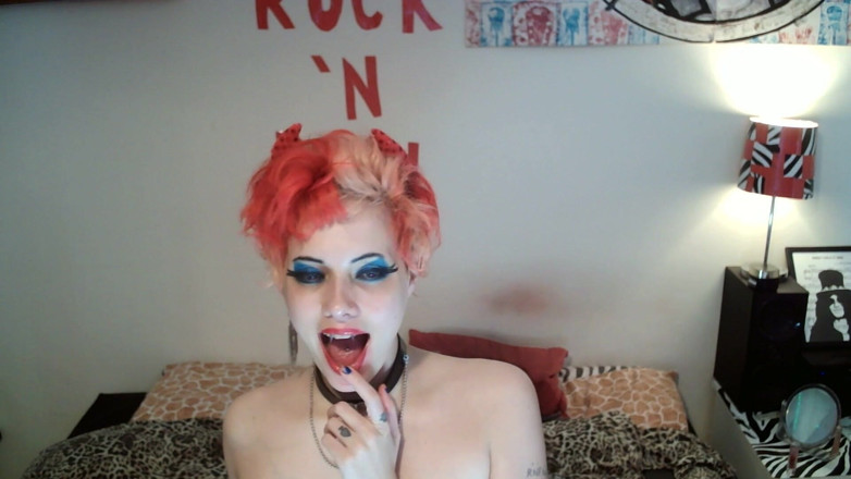 Glitter queen: JOI with Dildo Cum in My Mouth Dirtytalk
