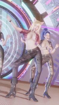 Kard - striptis seksi kaisa & evelynn si cewek dengan tembakan senjata