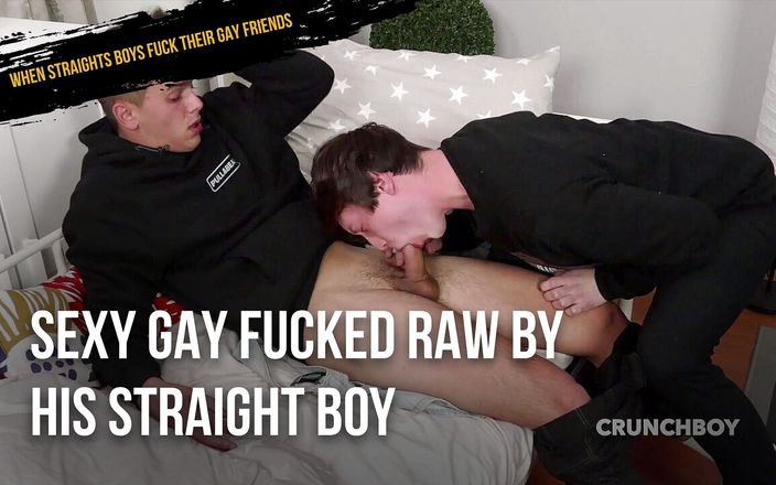 When straights boys fuck their gay friends: Sexy gay fucked raw by his straight boy curious 14