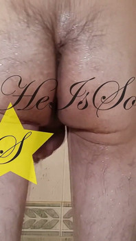 Butt Toy Made Me Cum pod prysznicem!