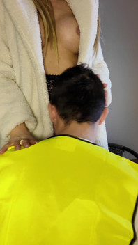 Some Stranger, a Random New Courier, Licked My Wet Pussy and Ejaculated on My Tits.
