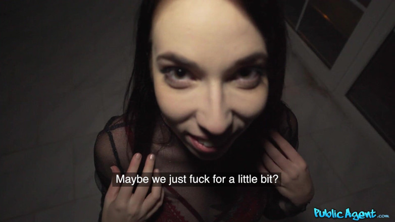Public Agent: Public Agent - Italian Giada Gets Facial and Swallow as Much...