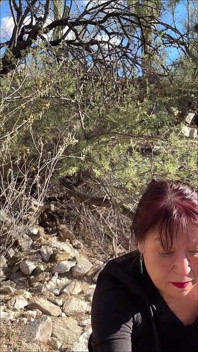 Masturbating My Hairy Pussy While Exploring Nature