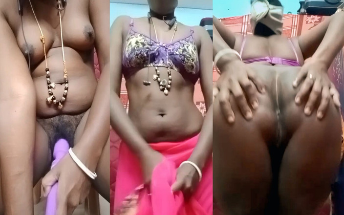 RenuRaj: Ik tril mijn harige poesje en sla mijn grote zwarte...