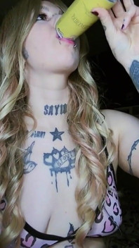 Sexy alternativní blondýna Chcaní