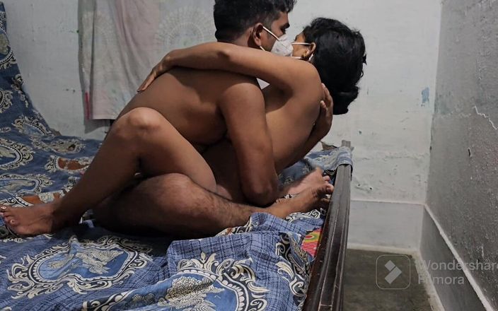 Romantic Indian Girlfriend: Hot Boyfriend and Girlfriend in Bedroom