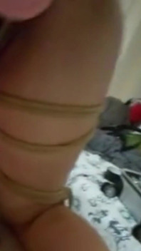 Tied on Table and Spank