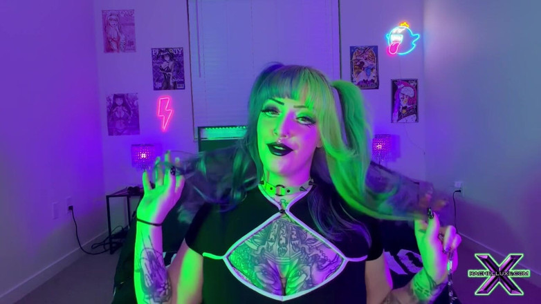 Rachel Luxe: Goth GF Compels Lil Dick BF Into Chastity Sph Tease &amp;...