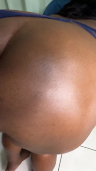 Thick Black Step Mom Wanted Some Help and Ended up with a Creampie