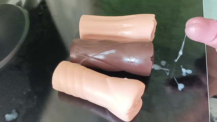 HDBCock: Tonton saya kongkek 3 fleshlight satu demi satu