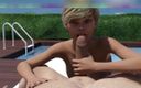 3DXXXTEEN2 Cartoon: Divertimento in piscina. Sesso cartone porno 3D