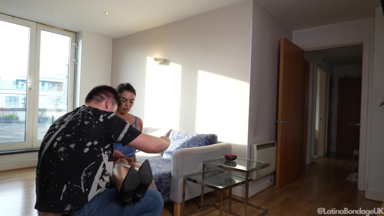 Latina Fetish: Latina's Silent Torment: Tightly Taped and Microfoam Gagged! 
