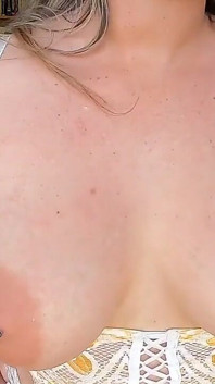 Pointy Yellow Fingernails, Sexy Yellow Lingerie, Watch Me Fuck Myself with My Fingers Until I Squirt