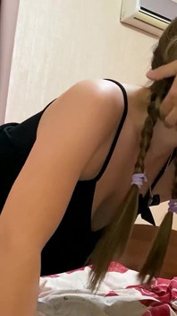 Stepfather misunderstood stepdaughter's request and fucked her