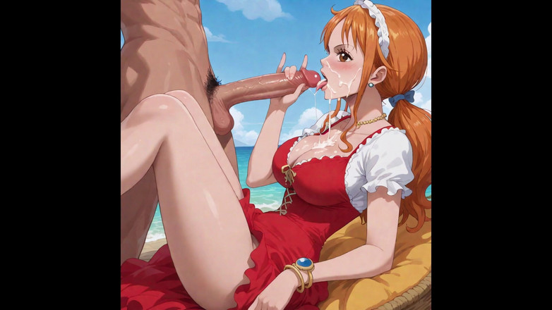 Prznai: [Image ai] Une pièce Nami Hen (Île à la pâtisserie entière)