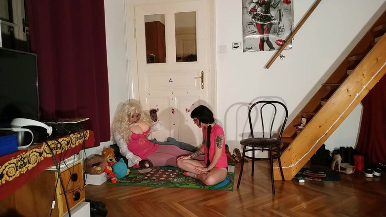 Beth Kinky: Lilly Kinky gets her first sexy big girl clothes from...