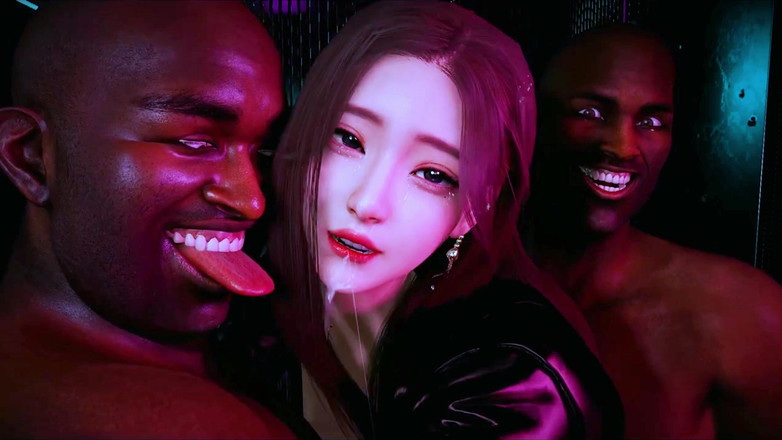 Soiyu Hentai: Studentessa di bellezza che si sega in una festa notturna...