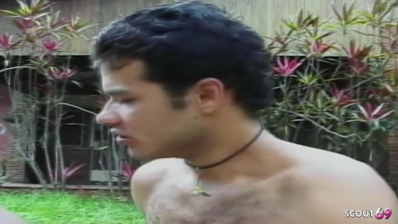 Shemale TS Collection: Skinny Latina Tranny Gets Anal Fucked by Guys While Walking