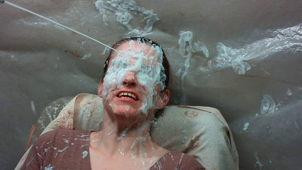 Dirty Dees: 더블 페이크 부카케 얼굴 몰살