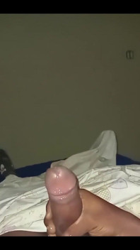 Masturbating