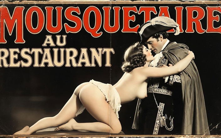 Vintage Erotic Archive: Mousquetaire au Restaurant - Film Bisu Erotis Prancis yang Hilang - Dipulihkan