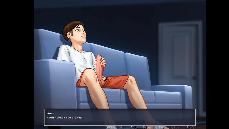 Lana Game plays: Summertime saga parte 14 - él ama el porno lésbico