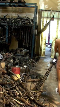 Doggystyle Workers at the Junkyard