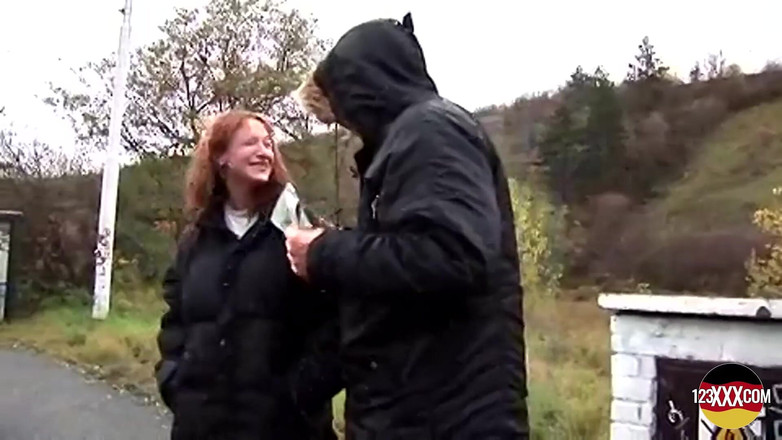123XXX - Fucked Amateurs in Germany!: Грудастую европейскую милфу сняли для секса на улице