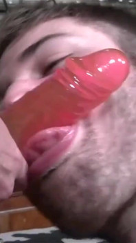 Granny Shanael Enjoys Strapon Sex with a French Guy and Fucks Him in His Little Tiny Asshole!