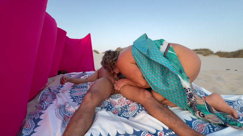 Vitoria Coronado: Rich Sex on the Beach with Brazilian Blonde MILF and...