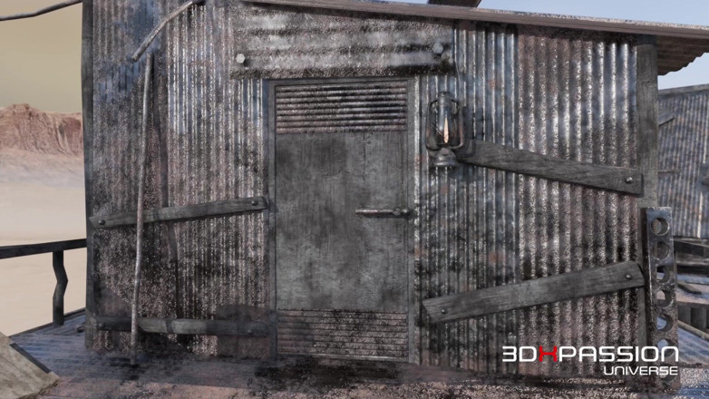 3dxpassion-transgender: Futanari Taryn Claims Her Toy in Desert Wreckage Shelters - Rough...