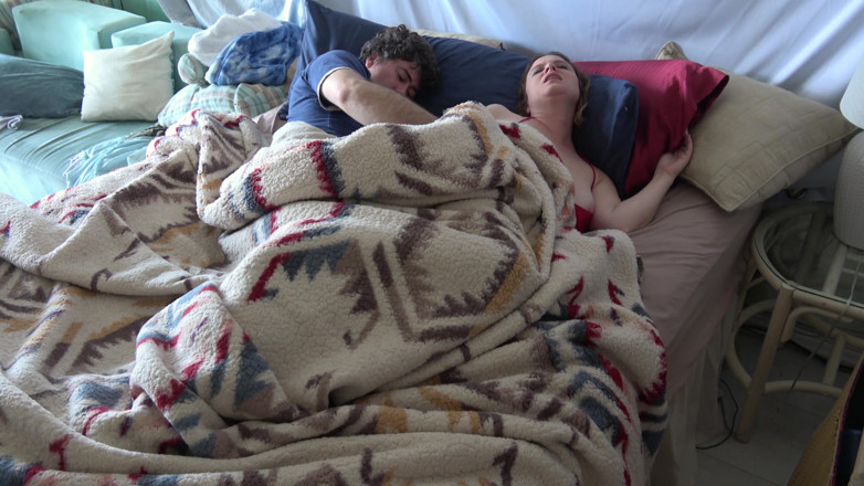 Erin Electra: Stepson wakes up with stepmom in the bed and fucks...