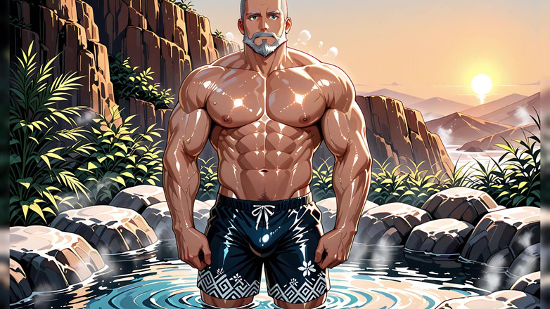 Erotic Man: Ai Porn Muscle Men Mix Softcore Bulges