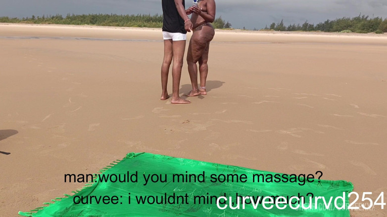Curveecurvd254: A Quickie at the Beach with a Local Guy