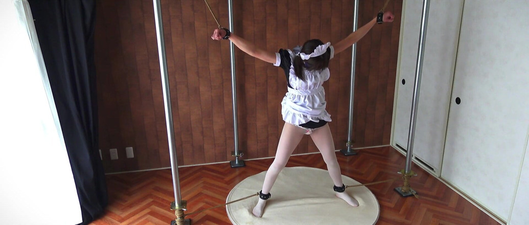 ushirosugatanomiki: A Restrained Maid Writhing in Pleasure From a Remote-controlled Vibrator