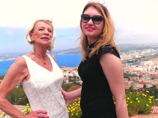 Milf land: Eva, a 70-year-old GILF, Is Having Sex with Lyna, Aged 27
