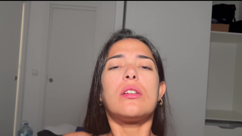 Nuria Millan: Lapping up Cum After POV Deepthroating