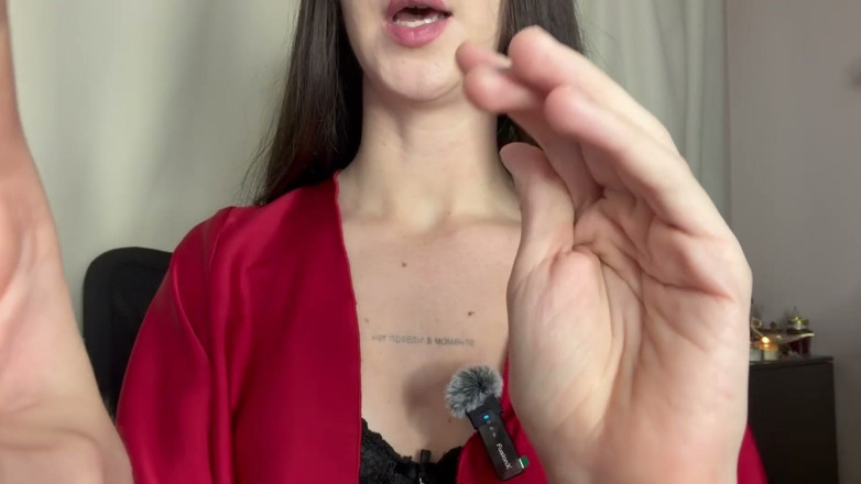 Skinny_lady69: Asmr Powolne ruchy ręki, odsuwanie stresu i niepokoju