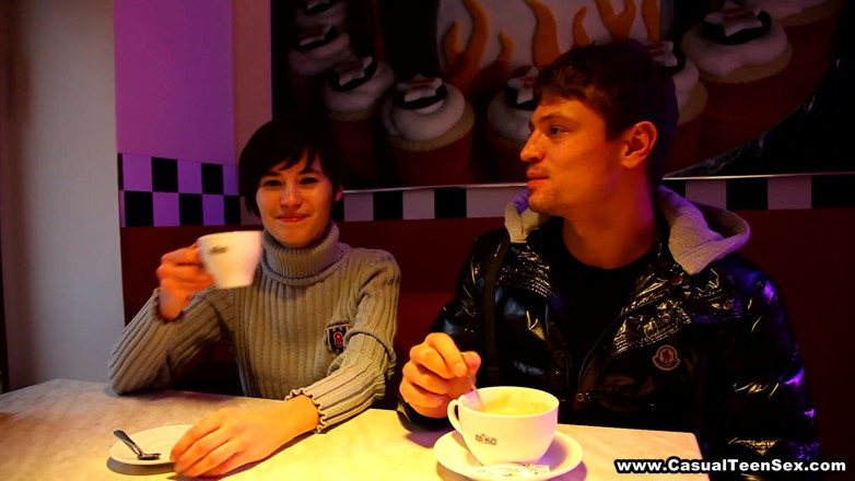 Casual Teen Sex: Casual sex after coffee