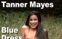 Picticon bondage and fetish: Tanner Mayes blå klänning piss vid poolen